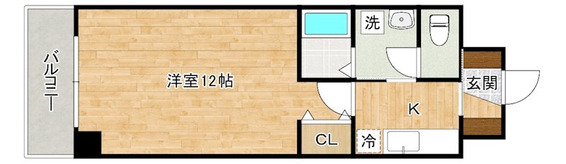 ＷＥＳＴＳＩＤＥ（ウエストサイド） 803号室 間取り