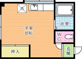 コーポ石田 304号室 間取り
