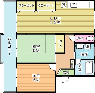 メゾン上田 205号室 間取り