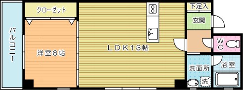 グレイス 501号室 間取り