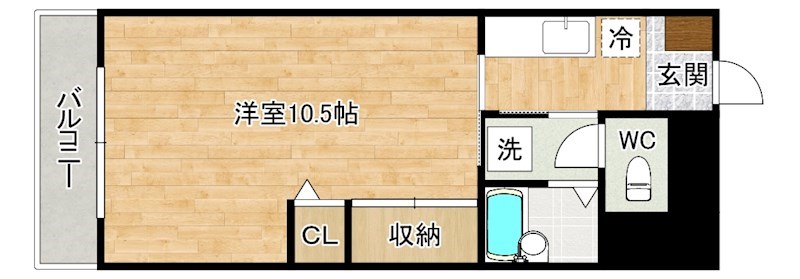 ＳＫハイツ 502号室 間取り