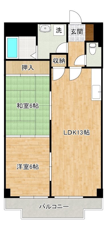 クレベール田町 303号室 間取り