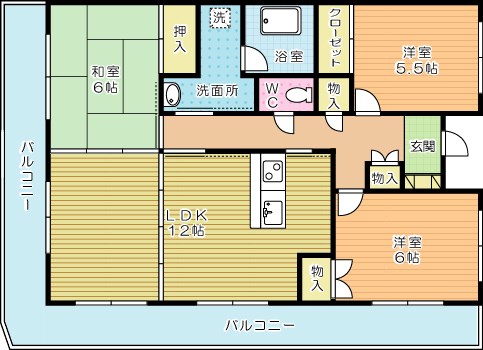 エクセレント中井 901号室 間取り
