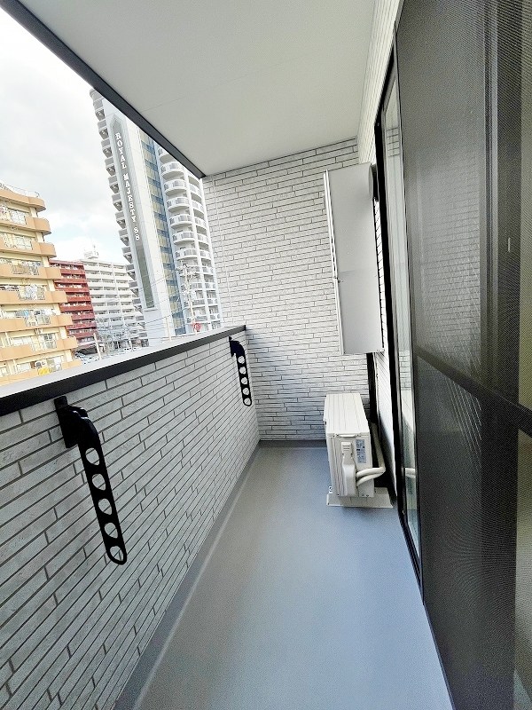 Crecia片野Ⅱ（クレシア片野Ⅱ） ベランダ