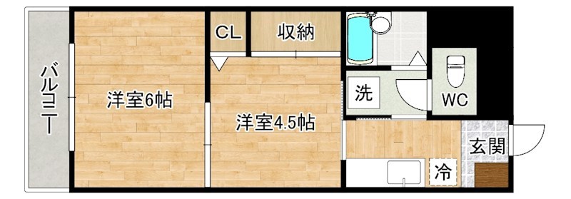 ＳＫハイツ 403号室 間取り