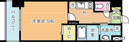 NEW SUN RIVER １５番館（ニューサンリバー１５番館） 606号室 間取り