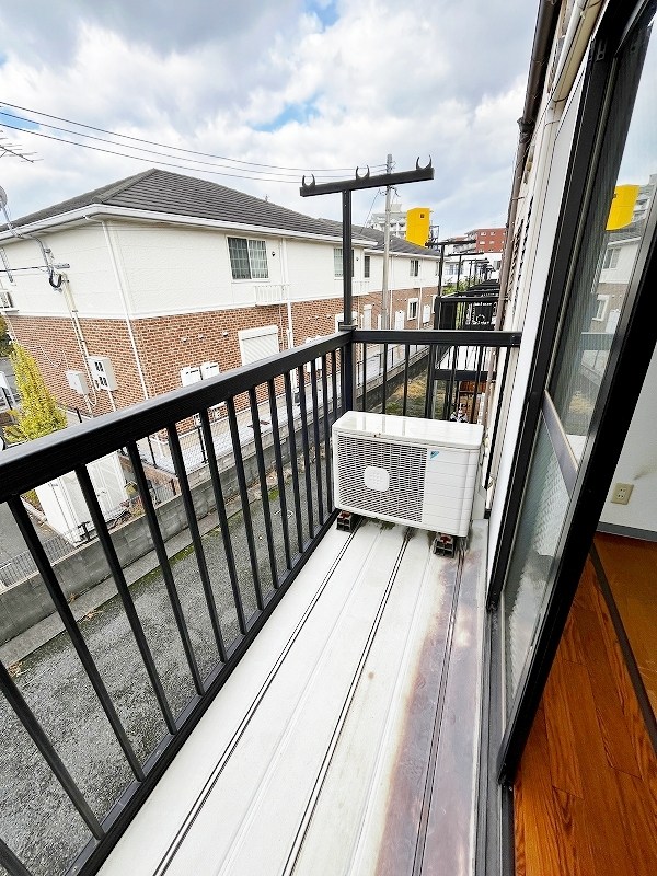 コンフォート湯川 ベランダ