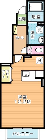 メゾン若園A 101号室 間取り