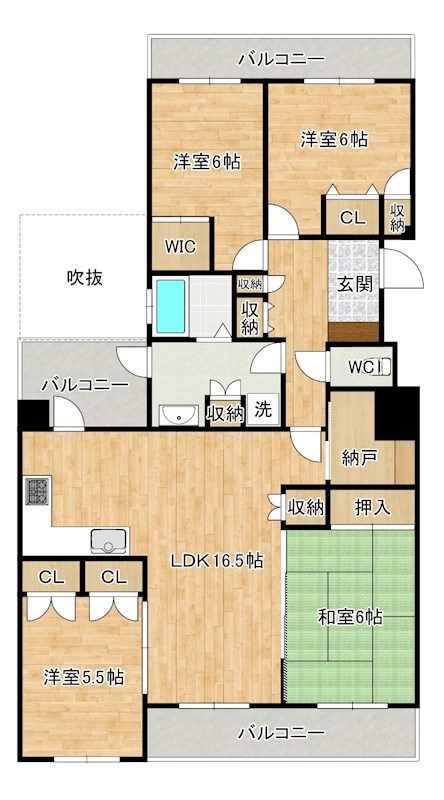 リビオ大手町グランエンブレム 212号室 間取り