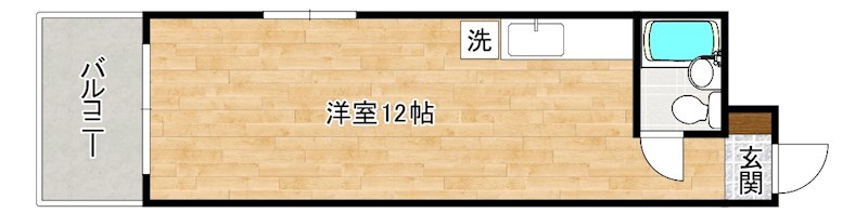 ルミナス  403号室 間取り