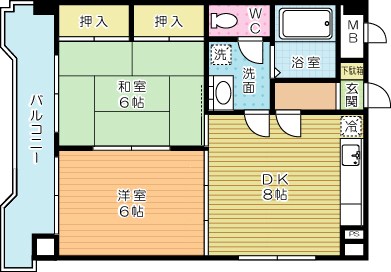コーポ小林小倉 602号室 間取り