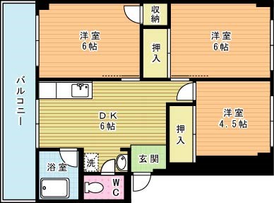 本梅ビル 103号室 間取り