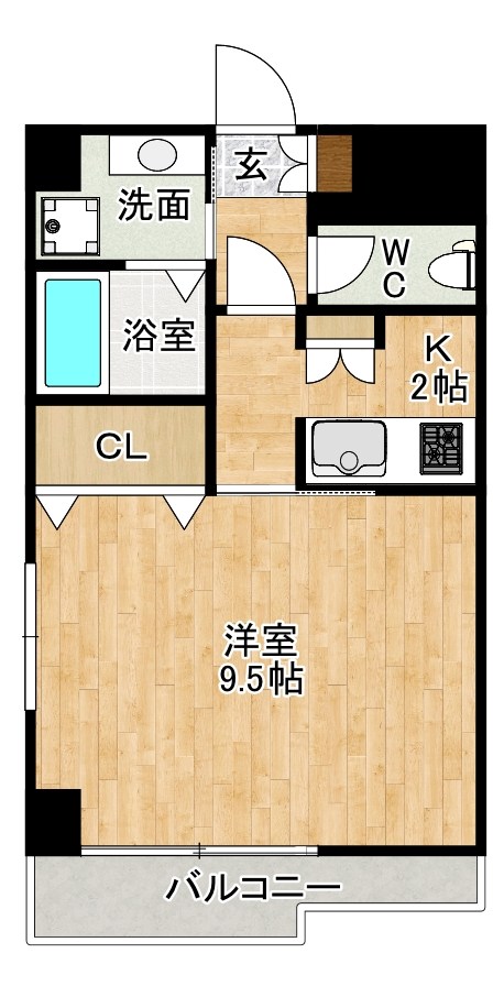 真鶴ＡＣＥビル 204号室 間取り