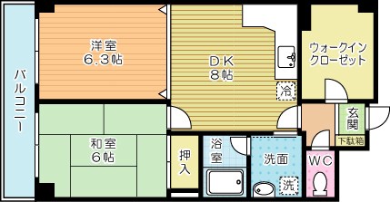 クロスロード恵里  304号室 間取り
