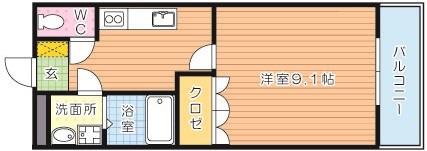 Power・フレンド（パワーフレンド） 203号室 間取り