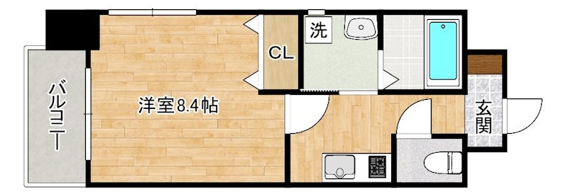 ブルースクエア響Ⅳ 1201号室 間取り