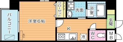 ＭＤＩグランコンファリア下曽根新町 403号室 間取り
