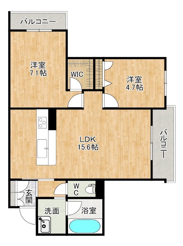 シャーメゾンシエロ  301号室 間取り