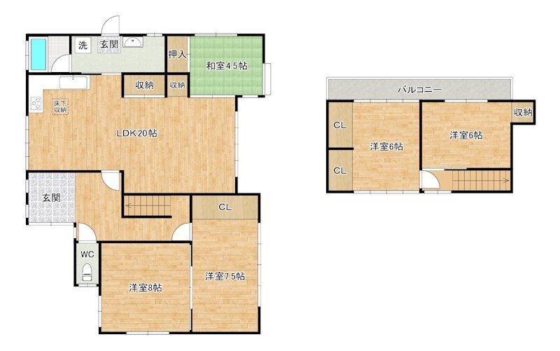 小文字戸建て 間取り