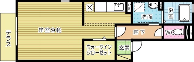 シルクハイツ 102号室 間取り