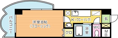 ＲＯＹＡＬ　ＰＡＬＡＣＥ（ロイヤルパレス） 1005号室 間取り