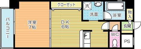 ＦＨＥ北九州ｂｌｄｇ 403号室 間取り