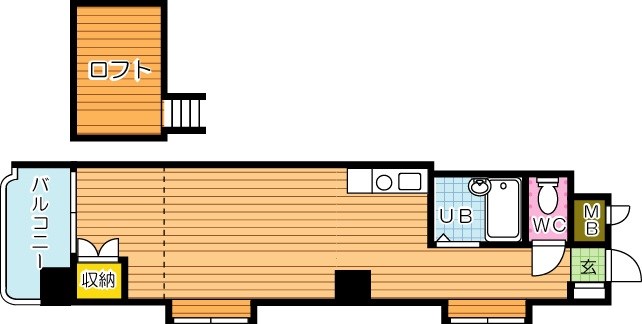 ジュネス戸畑駅前 302号室 間取り