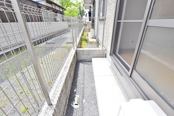 クラヴィエ三萩野Ｅ ベランダ