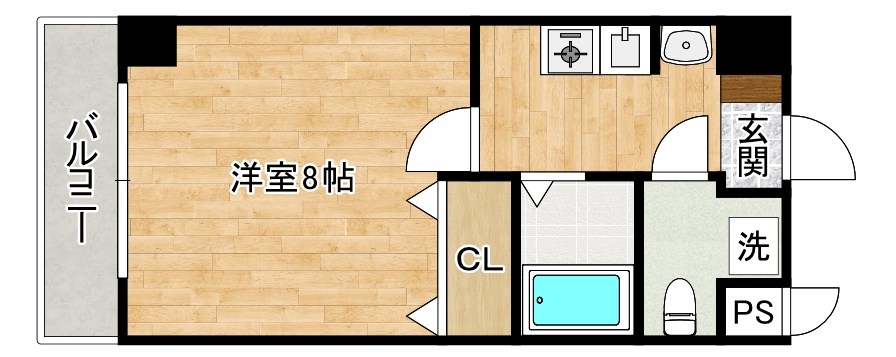 ラフィーネ 302号室 間取り