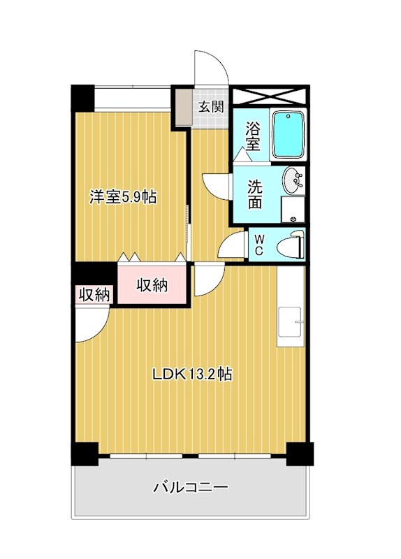 ライトニングエクセレンス　 202号室 間取り