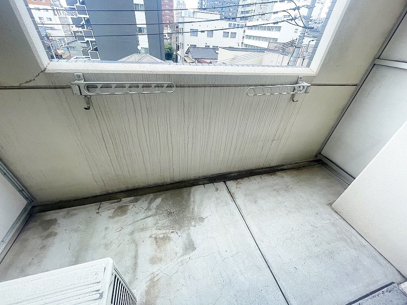 ラフィーネ到津学園通り ベランダ