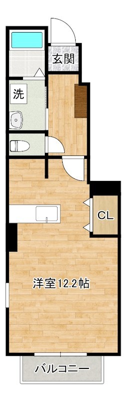 サニーハウス  105号室 間取り