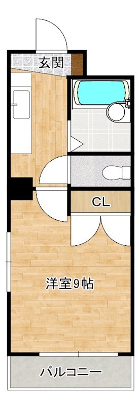 ウインズ浅香Ⅰ   1008号室 間取り