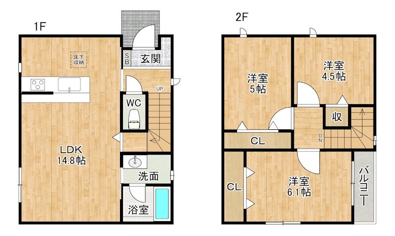 サンラプロ中二十町 間取り