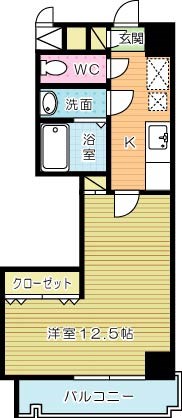 堺町センタービル 803号室 間取り