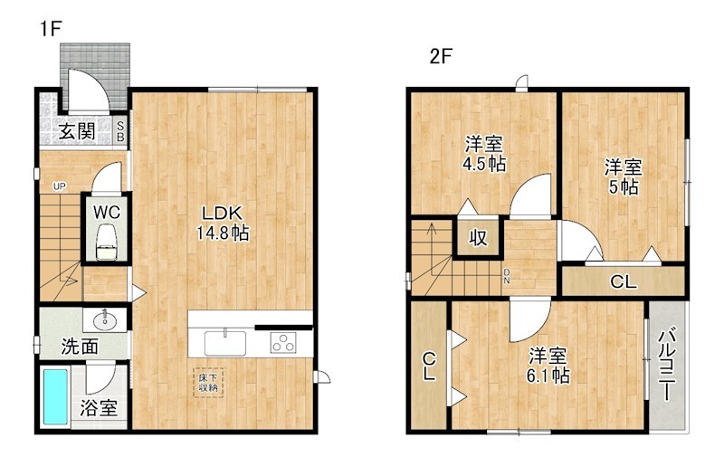 サンラプロ中二十町 間取り