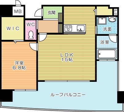 ベルコモンズ  1201号室 間取り