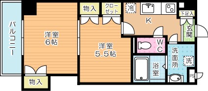 メゾンプリエール 202号室 間取り