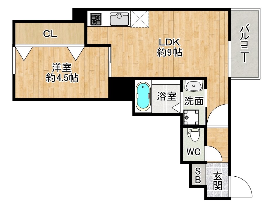 Crecia北方（クレシア北方） 101号室 間取り