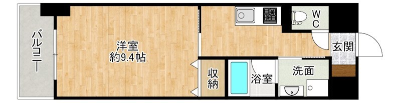 CREWS.REINE（クルーズ.レーヌ） 311号室 間取り