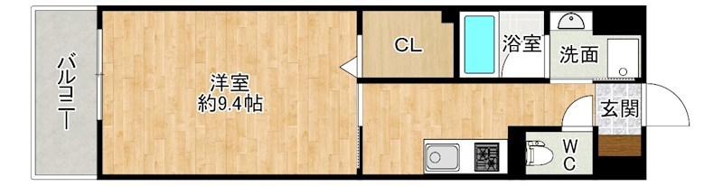 CREWS.REINE（クルーズ.レーヌ） 610号室 間取り