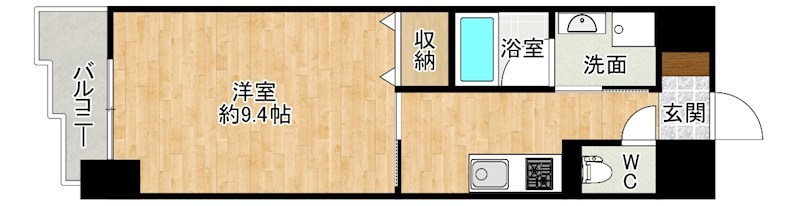 CREWS.REINE（クルーズ.レーヌ） 512号室 間取り