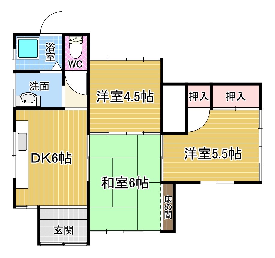 西台良町3丁目戸建て 間取り