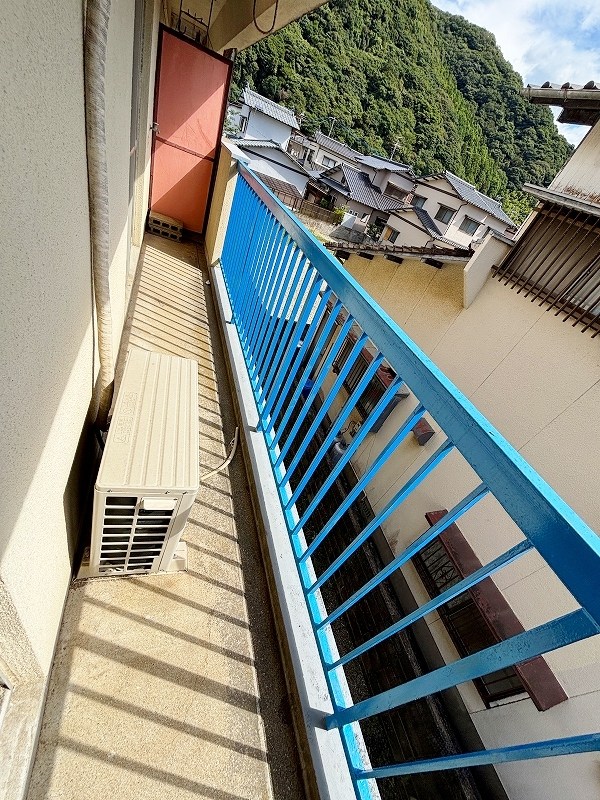 井上コーポ ベランダ