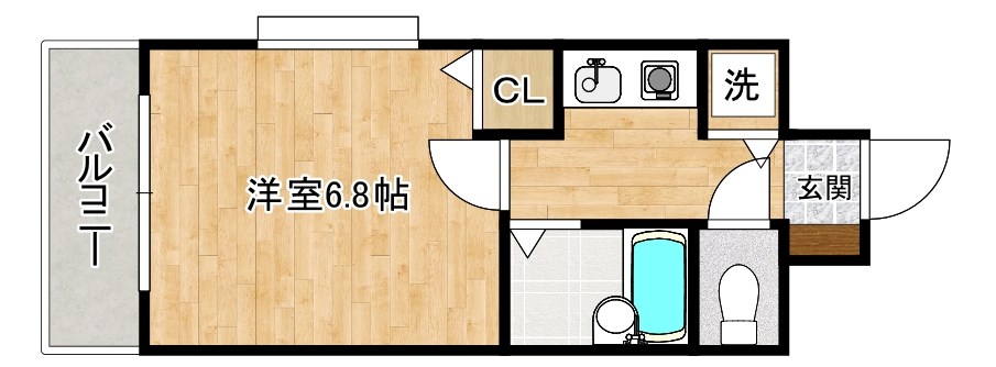 ライオンズマンション小倉駅南第３(分譲)   901号室 間取り