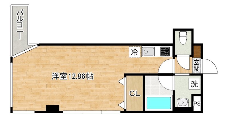 プラスビル 301号室 間取り