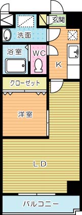 堺町センタービル 802号室 間取り