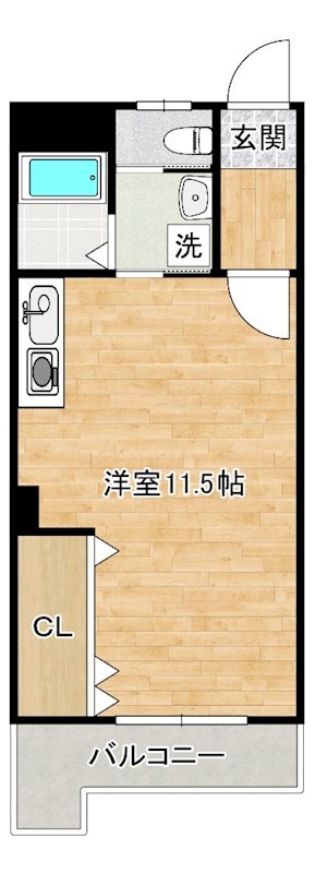 プレステージ・デル・守恒   202号室 間取り