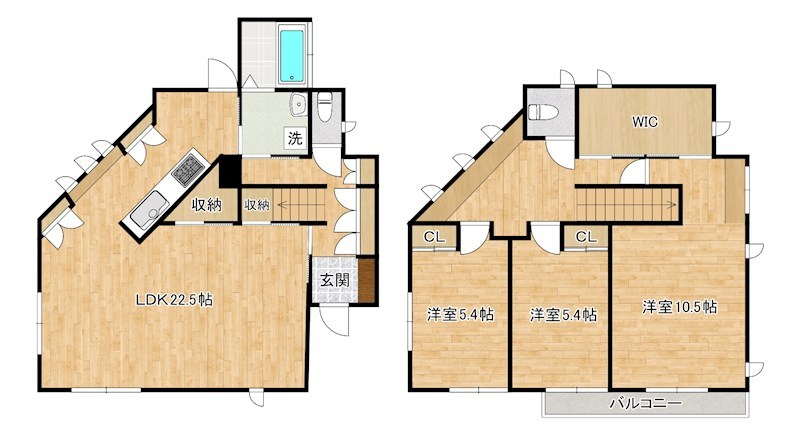 日の出町1丁目戸建 間取り