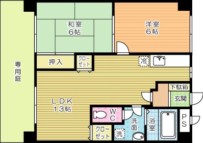 小山第二ビル 103号室 間取り